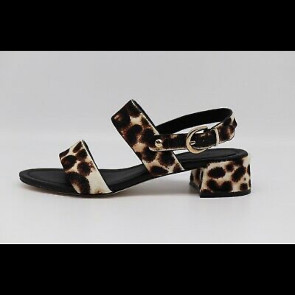 Joie Rach Calf Hair Sandal in Leopard, Size 39